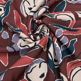 TISSU "PEONY RUST"