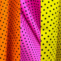 Popping Colours. Black Dots!