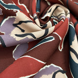 TISSU "PEONY RUST"
