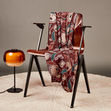 TISSU "PEONY RUST"