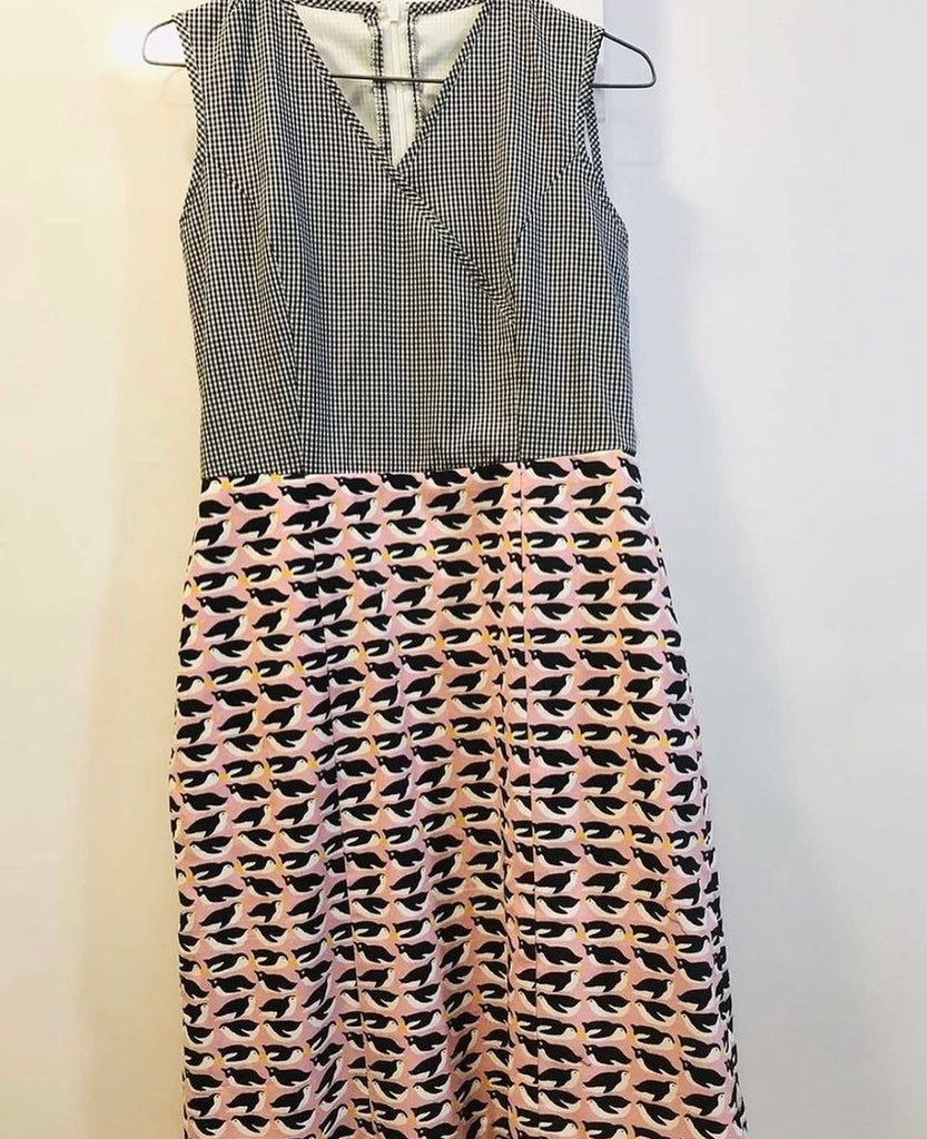Penguin Gingham Dress