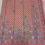 Batik Kawung with Butterflies Pink