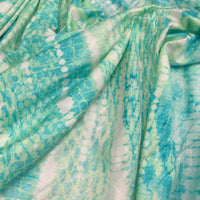 Tie Dye Design in Mint Knit