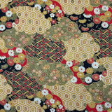 Japanese Motifs with Gold Embellishment Vintage
