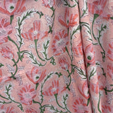 Block Print Sweet Poppy Flowers