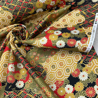 Japanese Motifs with Gold Embellishment Vintage