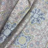 Gothic Flowers Motif Pastel Pink