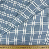 Checks Stripes Irish Linen -Blue