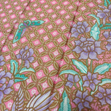 Batik Kawung with Butterflies Pink