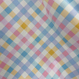 Rainbow Checks Blue