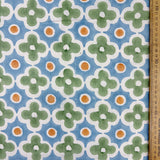 Block Print Flowers and Dots