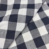Gingham Navy Black
