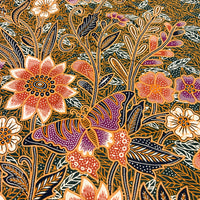 The Butterfly Flowers Panel Green