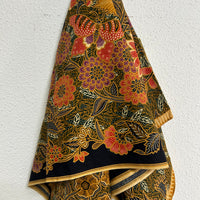 The Butterfly Flowers Panel Green