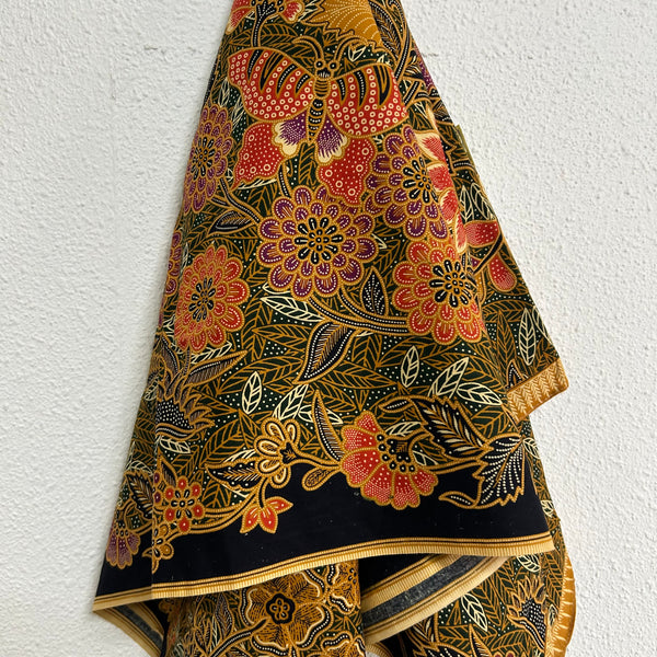 The Butterfly Flowers Panel Green