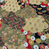 Japanese Motifs with Gold Embellishment Vintage