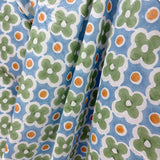 Block Print Flowers and Dots