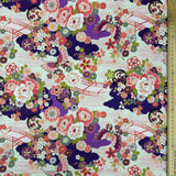 Flower Bloom in Japanese Garden Vintage
