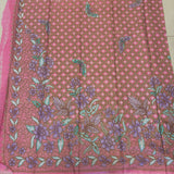 Batik Kawung with Butterflies Pink