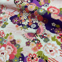 Flower Bloom in Japanese Garden Vintage