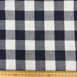 Gingham Navy Black