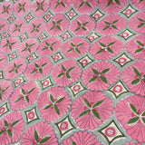 Block Print Pink Peranakan Tiles Motif