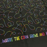 Rainbow Dotted Tracks - Sew Iowa by Sara Franlkin for Windham Fabrics
