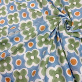 Block Print Flowers and Dots