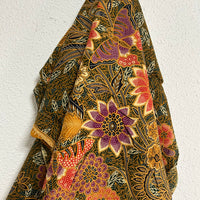 The Butterfly Flowers Panel Green