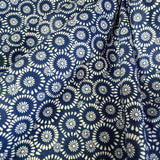 60cm - Sparkles of Navy Flowers