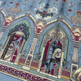 Gothic Castle Border on Dobby Cotton