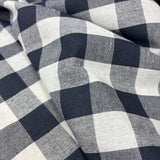 Gingham Navy Black