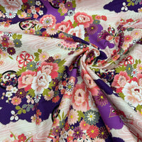 Flower Bloom in Japanese Garden Vintage