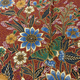 The Butterfly Flowers Panel Red