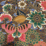 The Butterfly Flowers Panel Blue