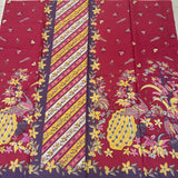 Batik An Island of Birds Red