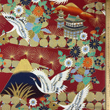Japanese Cranes, Shrines and Mountains