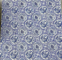 (Hand stamped Batik) Dragon and Phoenix Pocerlain