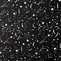 Riley Blake Tiny Treaters Milky Way Outer Space Glow in the Dark Fabric