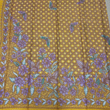 Batik Kawung with Butterflies Yellow
