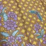Batik Kawung with Butterflies Yellow