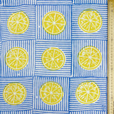 Block Print Fresh Lemon Motif