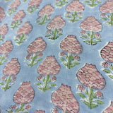 Block Print Small Poppy Flower Buds