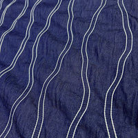 European Sashiko on Tencel Denim