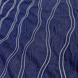 European Sashiko on Tencel Denim