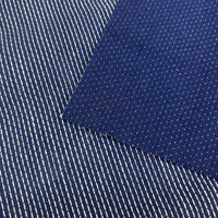 European Sashiko Dots on Denim