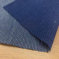 European Sashiko Dots on Denim