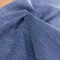 European Sashiko Dots on Denim