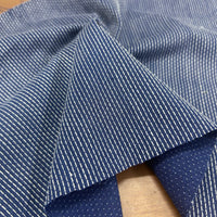 European Sashiko Dots on Denim