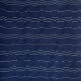 European Sashiko Waves on Denim